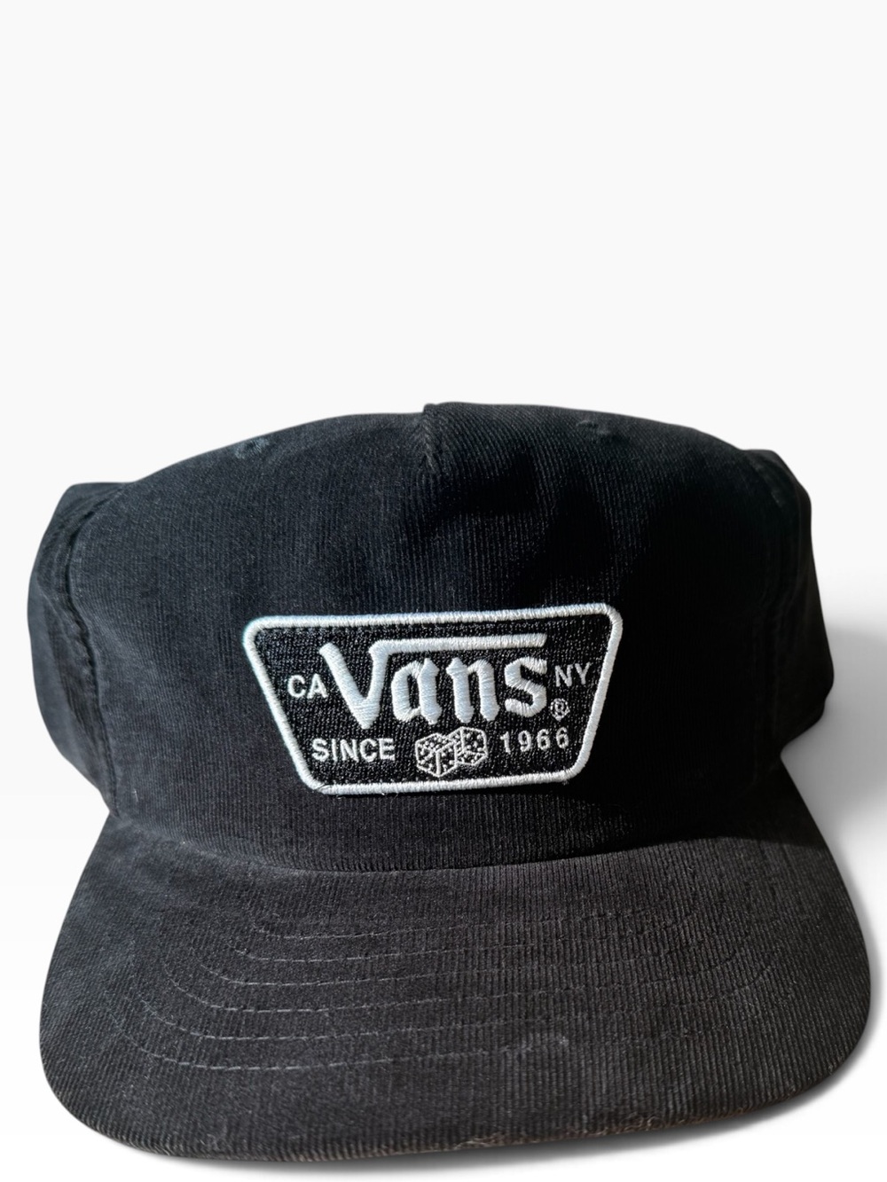 Vans Classic Patch Corduroy Snapback Hat Black